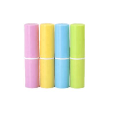 China Wholesale Environmental Plastic Round Lipstick Tube Container/Macarons Mouth Wax/Empty Lip Balm 3g Packaging for sale