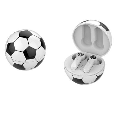 China Perfect Sound Wireless Unique Type World Cup Decoration TWS Earbuds Football Hearing Aids for sale