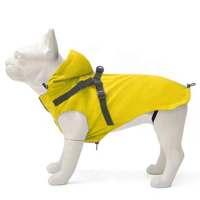 China ASMPET Viable All Weather Hoodie Dog Reflective Raincoat for sale