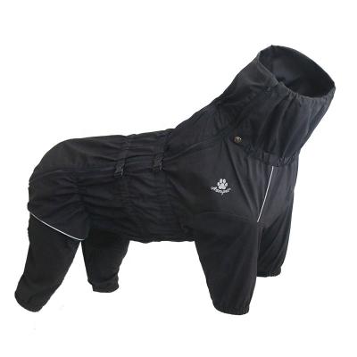 China Asmpet Y2008 Durable Black All Weather Dog Outerwear With 4 Legs For Dog for sale