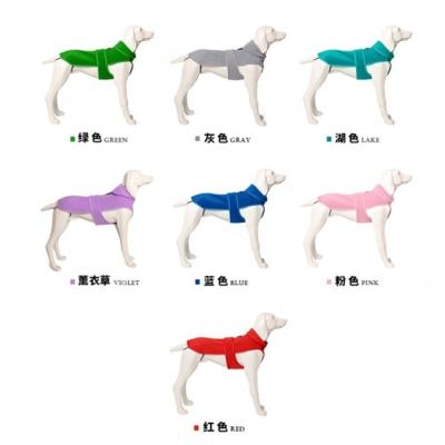 China Viable Asmpet My Test Warm Fleece Dog Coat With D Ring For Dog for sale