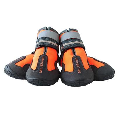 China Viable High Quality Windproof Dog Shoes Winter Boots Shoes Warm Dog Shoes for sale