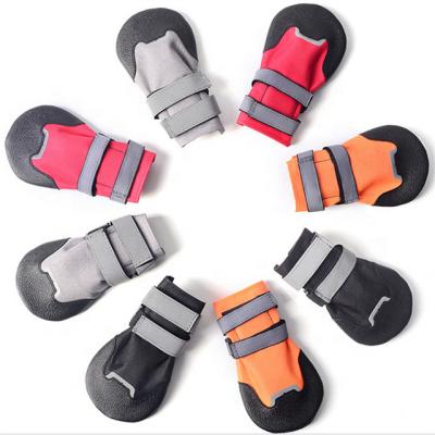 China Mr.shoes Viable My Test Designer Wholesale Outdoor Soft Sole Durable Water Resistant Dog Boots For Pets for sale