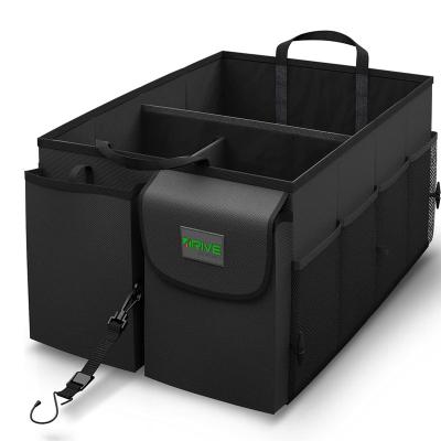 China Luxury Custom Foldable Trunk Organizer Cargo Storage Container Box Foldable Waterproof Heavy Duty Folding Bag For Car for sale