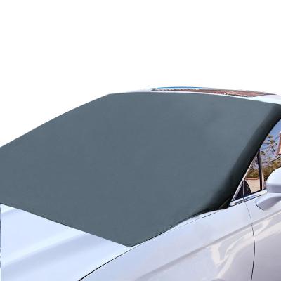 China Waterproof 210*120cm Automobile Sunshade Cover Magnetic Car Windshield Snow Sun Shade Protector Cover Waterproof Car Front Windscreen Cover for sale