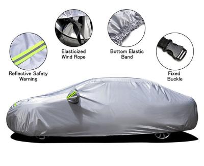 China Waterproof/UV Protection/Hot Sale PEVA Cotton Hail Proof Scratching All Weather Protection Car Cover Rain Waterproof Sun Snow Dust Car Cover for sale