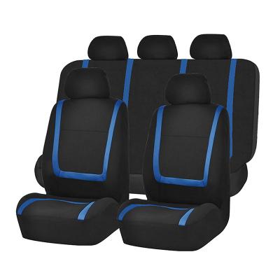 China Car Accessories Full PU Leather 9pcs Universal Car Seat Cover Luxury Waterproof Breathable Set Soft Cover Auto Part Suitable Most Car for sale