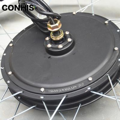 China Two series factory directly power 48V 250-350W front hub brushless gearless motor for sale