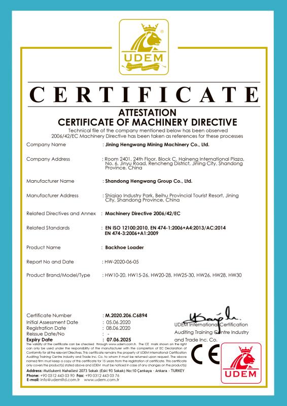 CE - Shandong Hengwang Group Co., Ltd.