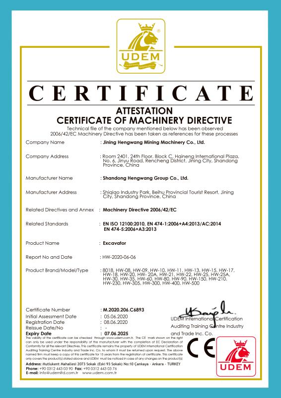 CE - Shandong Hengwang Group Co., Ltd.