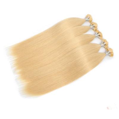 China Wholesale Keratin Straight Pre Bonded Remy Hair Extensions Flat Bond Hair Extensions Tip Flat Hair Extensions for sale