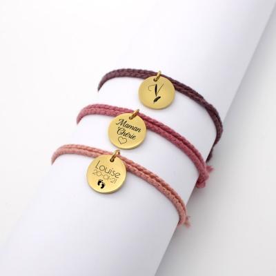 China Factory wholesale casual/sporty cord bracelet custom women's handmade bracelet for sale