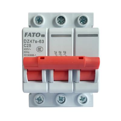 China FATO DZ47s-63 MCB Mini Chint Circuit Breaker Supplier DZ47s-63 for sale