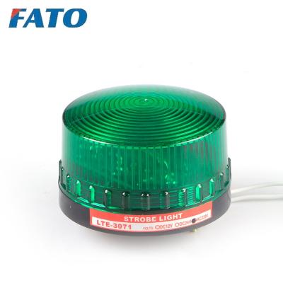 China FATO LTE-3071 Plastic Solar LED Mini Rotatory Beacon Warning Light with Buzzer for sale