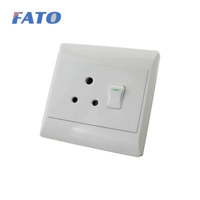 China FATO 1 PC FATO 1 Strip 16A South Africa Wall Electrical Switch And Socket for sale