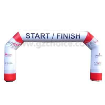 China Custom Inflatable Start And Commercial Running Arch Race Inflatable Finish Line for sale