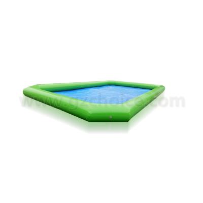 China 0.5mm PVC Tarpaulin Large Inflatable Water Pool Commercial Grade PVC Swimming Kids Inflatable Pool for sale