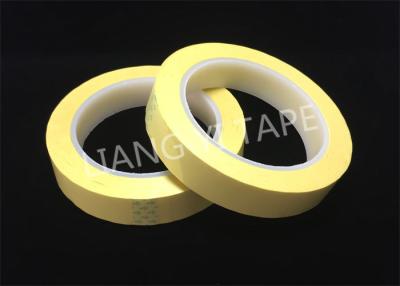 China Light Yellow Polyester Mylar Tape With Flame Retardant 0.055mm Thickness for sale