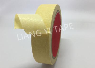 China 0.15mm Thick High Temperature Electrical Tape , Crepe Paper Industrial Masking Tape for sale