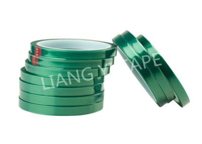 China Polyester PET Film Electrical Insulation Tape , Silicone Glue Green Insulation Tape for sale