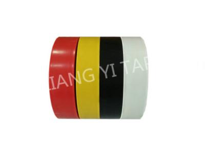 China Flame Retardant Coloured Electrical Tape , Soft Polyvinyl Choride PVC Adhesive Tape for sale