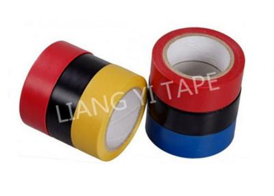 China Heat Resistance Colorful PVC Electrical Tape 0.10mm - 0.22mm Thickness for sale