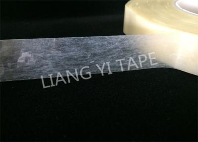 China Yellow Composite Fabric Insulation Tape , Polyester Film Rubber Adhesive Tape for sale