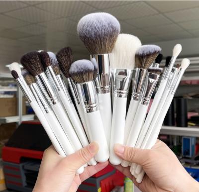 China Custom Logo Your Own Brand Makeup Smudge Brush Set Professional Vegan Hair Set Brush Super Soft Private Label for sale