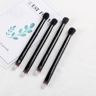 China Beauty Care Makeup Tools Double Head 2 In 1 Makeup Brush Single Multifunctional Beauty Tool Eyeshadow Brush for sale