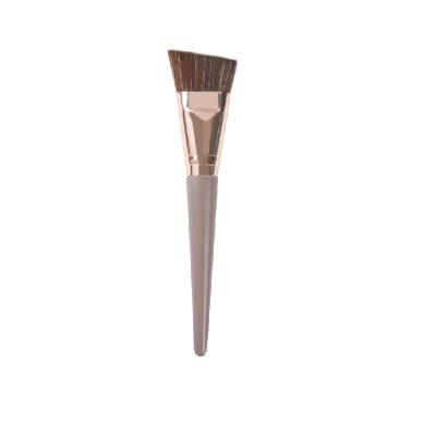 China High Quality Beveled Spot Brush Flat Surface Base Brush Simple Professional Make Up Base Blush Brush Contour Angled Brush for sale