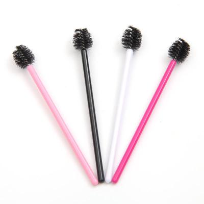 China Lip Liner Apple Shape Mascara Brush Disposable Makeup Eyelash Brush For Lash Beauty for sale