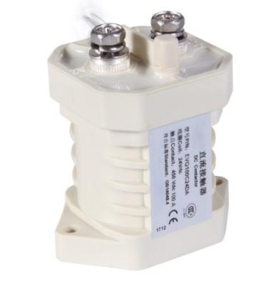 China DC Electric Magnetic Contactor 100A 12V 24V 48V Rated Current Coil Rated Voltage 12Vdc-900Vdc EVQ100 for sale