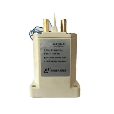 China Factory direct sales 600A DC contactor for electric vehicles 12V/24V 6, 12, 24, 28, 36, 48, 72VDC EVQ600D1DA EVQ600D1DA for sale