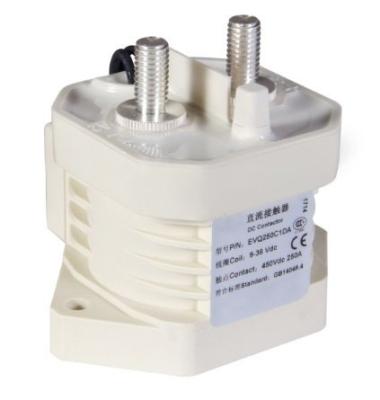 China 250A Electric Vehicle Components Relay Contactor Switch 12Vdc-1000Vdc EV High Voltage Parts EVQ250 for sale