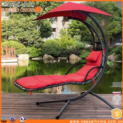 China Enjoy Your Life In The Backyard Sofa Chair Porch Swing Hammock Arc Heavy Duty Hanging Patio Chair Canopy for sale