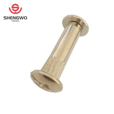 China Round Male And Female Chicago Screw Connecting Furniture Screws for sale