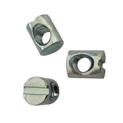 China Health Care Carbon Steel Barrel Finger Hole Cross Nut for sale