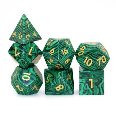 China Polyhedral Dice Set 7pcs 16mm Dice Set Polyhedral RPG Gem Dice Dnd Dnd Custom RPG Board Game Gemstone Customized Customized Customer Packing Logo color for sale