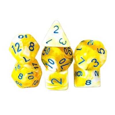 China Dnd and NC Dice Acrylic Dice Dungeon 4-20sides Dragon Plastic 7 Dnd Dice Games 16mm Opp Bag Resin 10 Warranty; GUA Round YSA-7 for sale