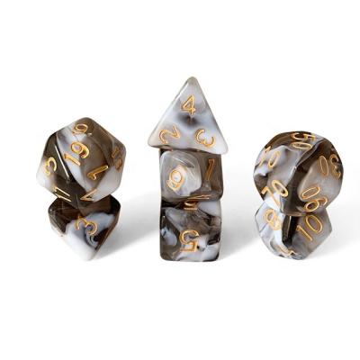 China Dnd Dice Game Dice Dungeon and Dragon Polyhedral Acrylic for sale