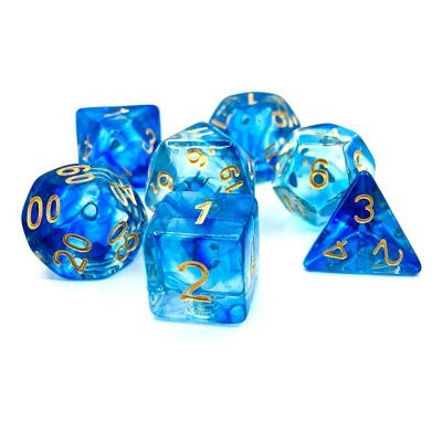 China Dnd Polyhedral Dies DND Dies 16mm NC 10 4-20sides Polyhedral Swirl Dice Opp Bag Resin DND Resin DND Games Guaranteed; GUA Round YSA-7 for sale