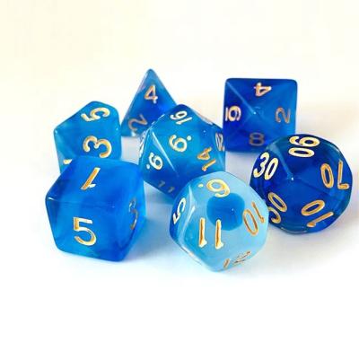 China Dnd Polyhedral Dies DND Two Colors Acrylic Transparent Dies for sale