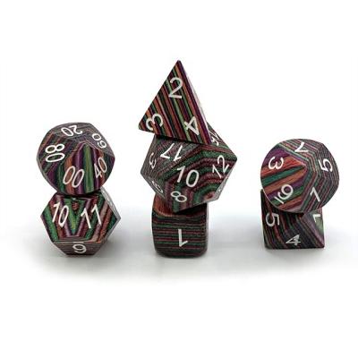 China Rounded Sides Carve Wooden Set Dnd Board Game for sale