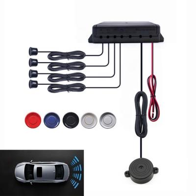 China Universal Car Parking Aid Regime Reversing Radar With 4 Full Parking Sensors Alarm Kits for sale