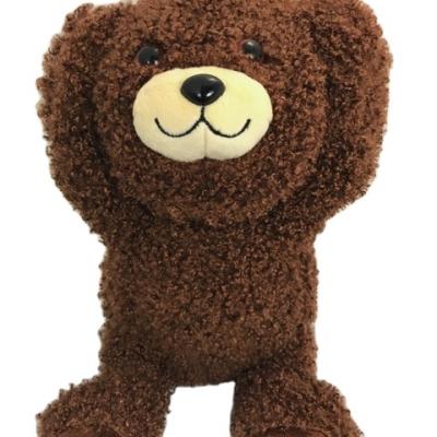 China Play Voice Two Face Changing Brown Bear Toy for sale