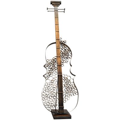 China China Guitar Supply Items Wedding Metal Art Decorative Musical Instruments Decoration for sale