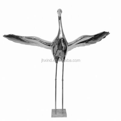 China Handmade Japan Garden Art Metal Bird Craft Metal Sculpture for sale