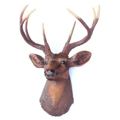 China Europe Polyresin Wall Decor Christmas Gift Deer Head Decoration for sale