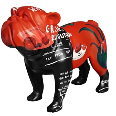 China Europe Pop Art Sculptures Custom Made Any Color Animal Statue Life Size Animal Garden Sculpture for sale