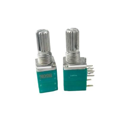 China Mini Rotary Potentiometer Volume Control 10k 9mm Zinc Alloy Small Type Rotary Potentiometer Volume Control rk097 From BOK Supplier Custom Product for sale